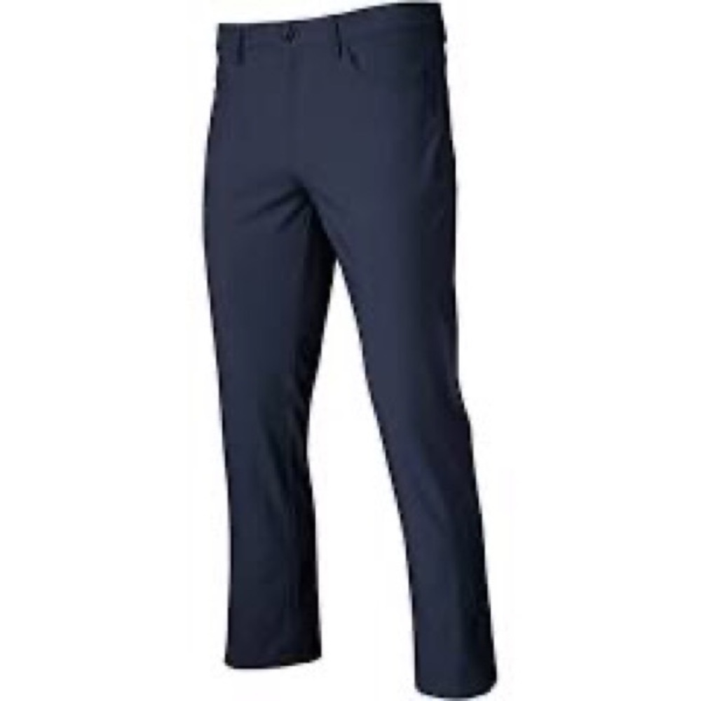 Greg Norman Slim Fit Golf Pant Navy Size 36X30 Travel Golf Course Tee Off